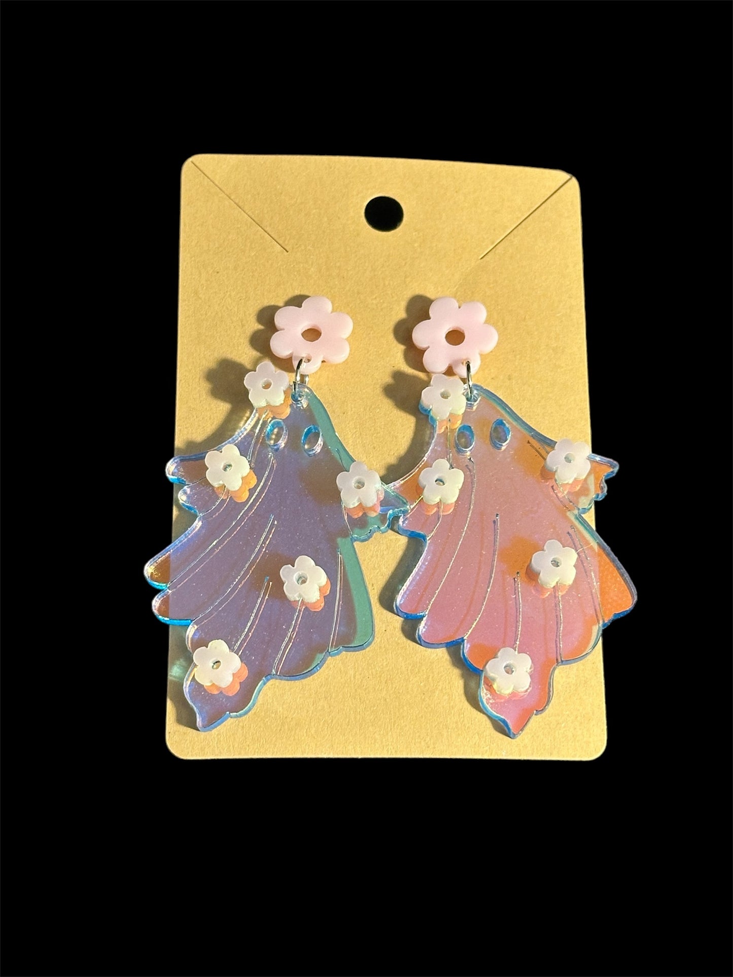 Floral Ghost Earrings