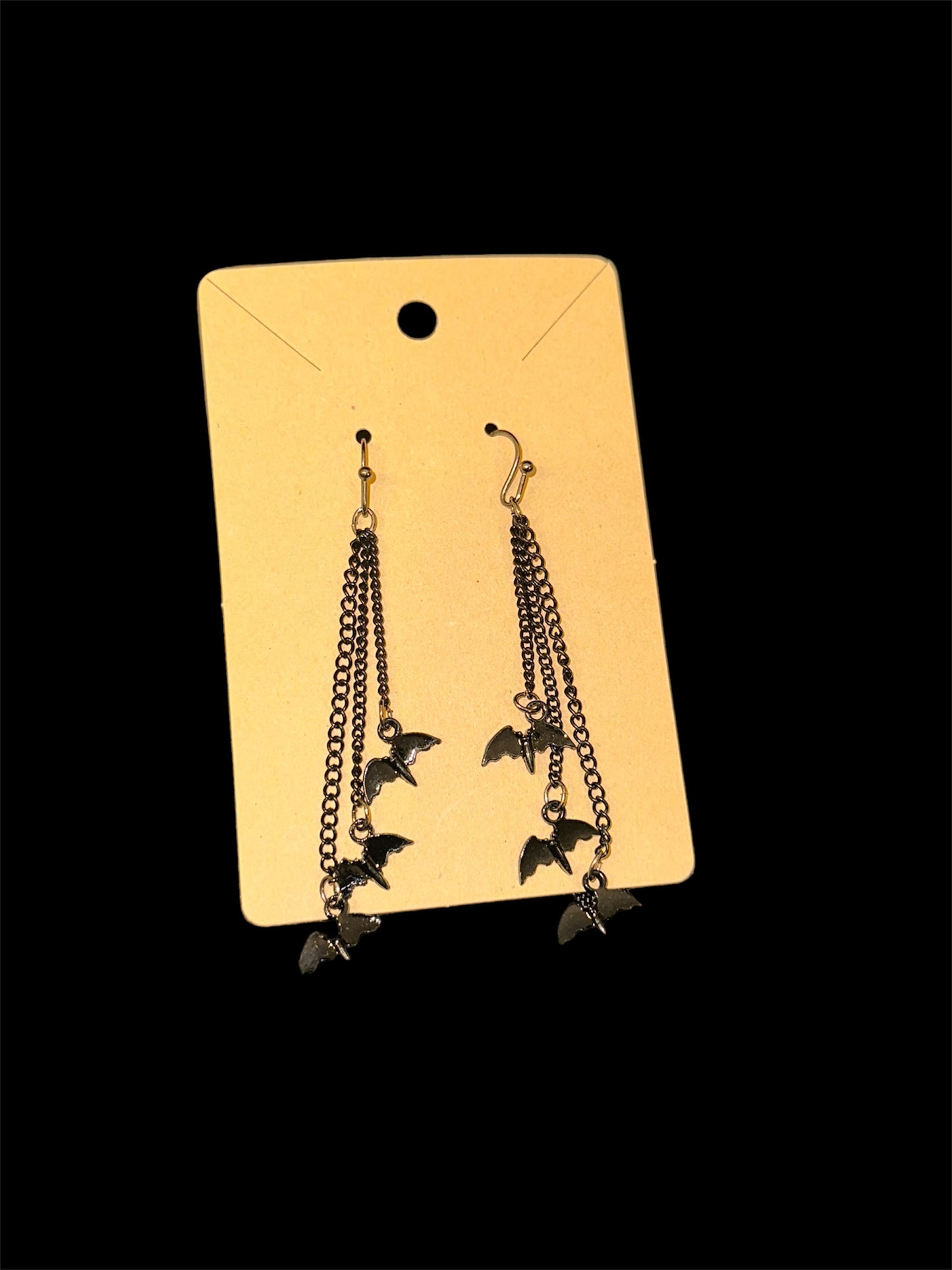 Chain Bat Earrings