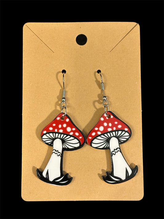 Mushroom Earrings