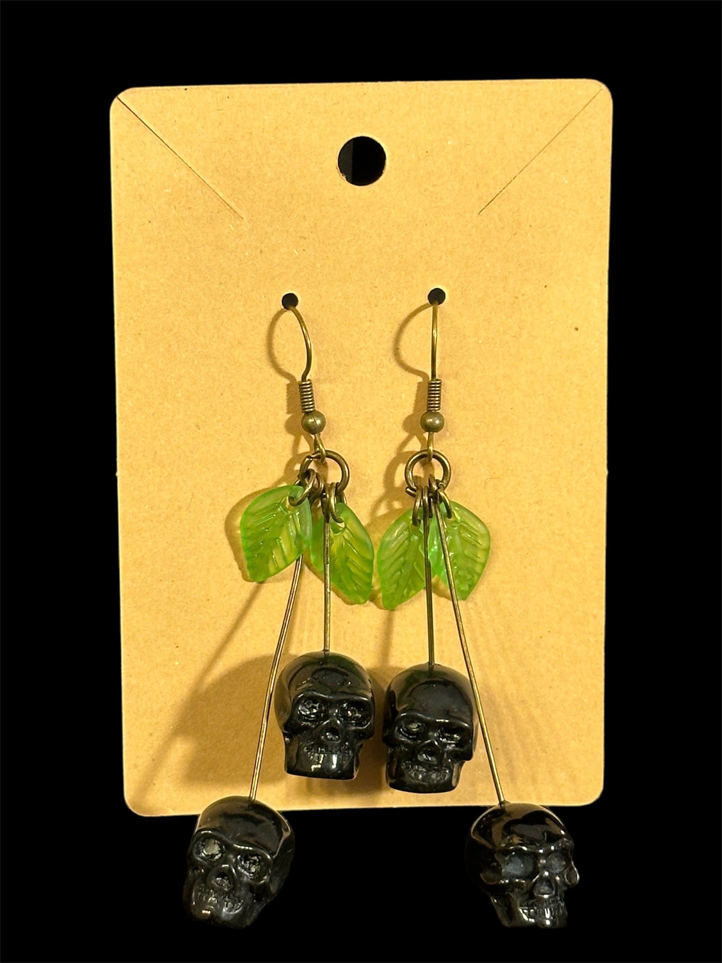 Cherry Skull Earrings