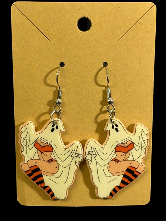 Ghostly Woman Earrings